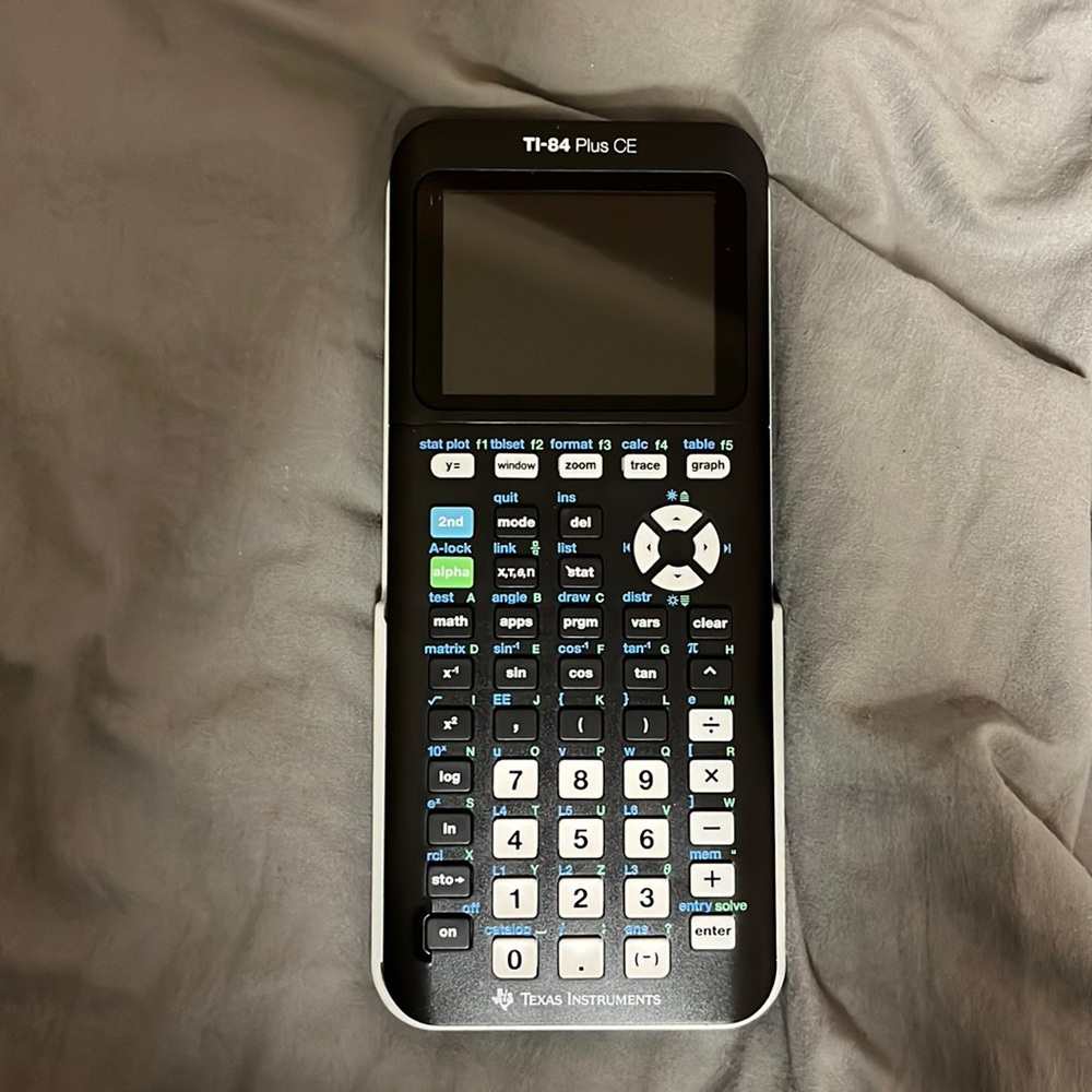 Texas Instruments TI-84 Plus Graphing Calculator: Black and White